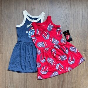 The Rolling Stones Kids Dresses - Red and Blue